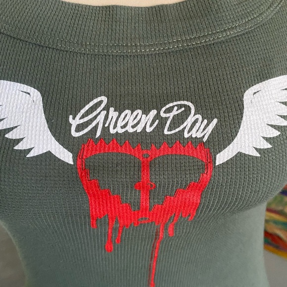 Green Day Tank Top M - Picture 2 of 6
